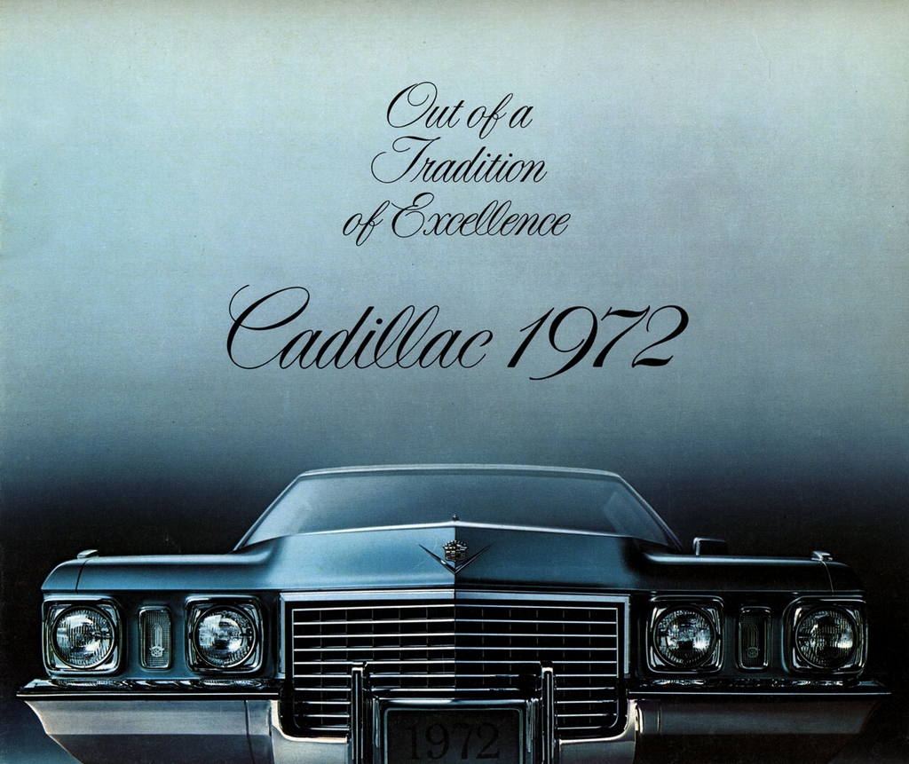 1972 Cadillac Brochure